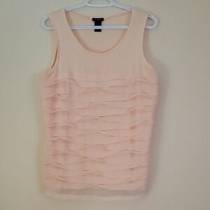 Anne Taylor Elegant Pink Sleeveless Top